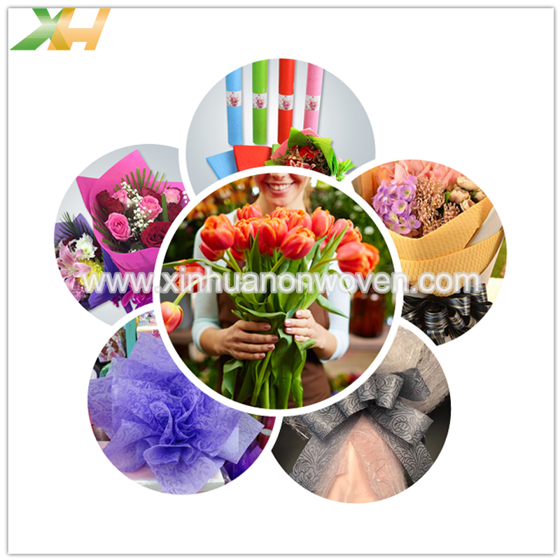 ¿El papel de regalo de tela no tejida es adecuado para envolver ramos de flores?